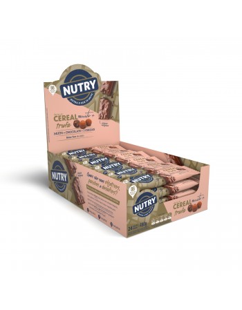 Barra De Cereais Nutry Com Trufa Muito Mais - Nutrimental - Display Com 24 Unidades De 20G